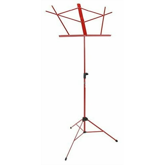 STRUKTURE SMS1-RD 3-Part Adjustable Music Stand W/Bag-GL