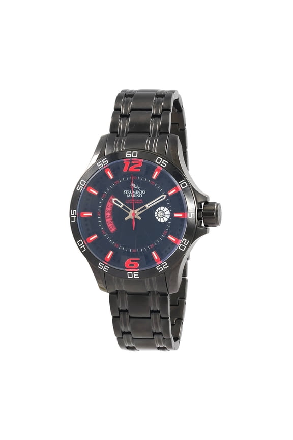 Hurricane 3 Hands Bracelet Quartz Black Dial Men's Watch SM116MB/BK/NR/RS