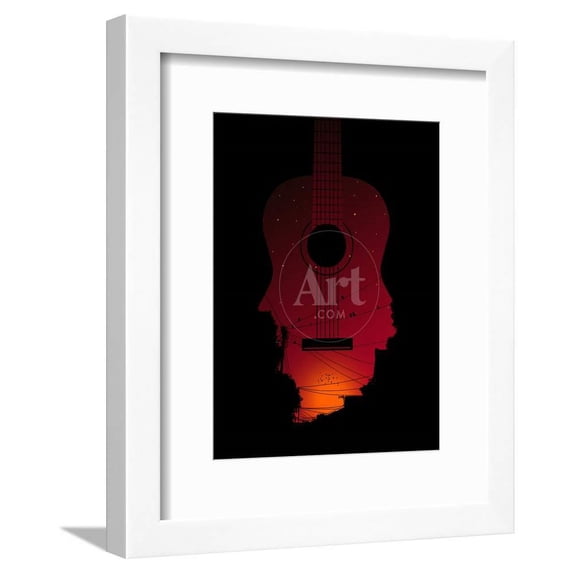 Strumming All Night, Framed Art Print Wall Art Sold by Art.Com