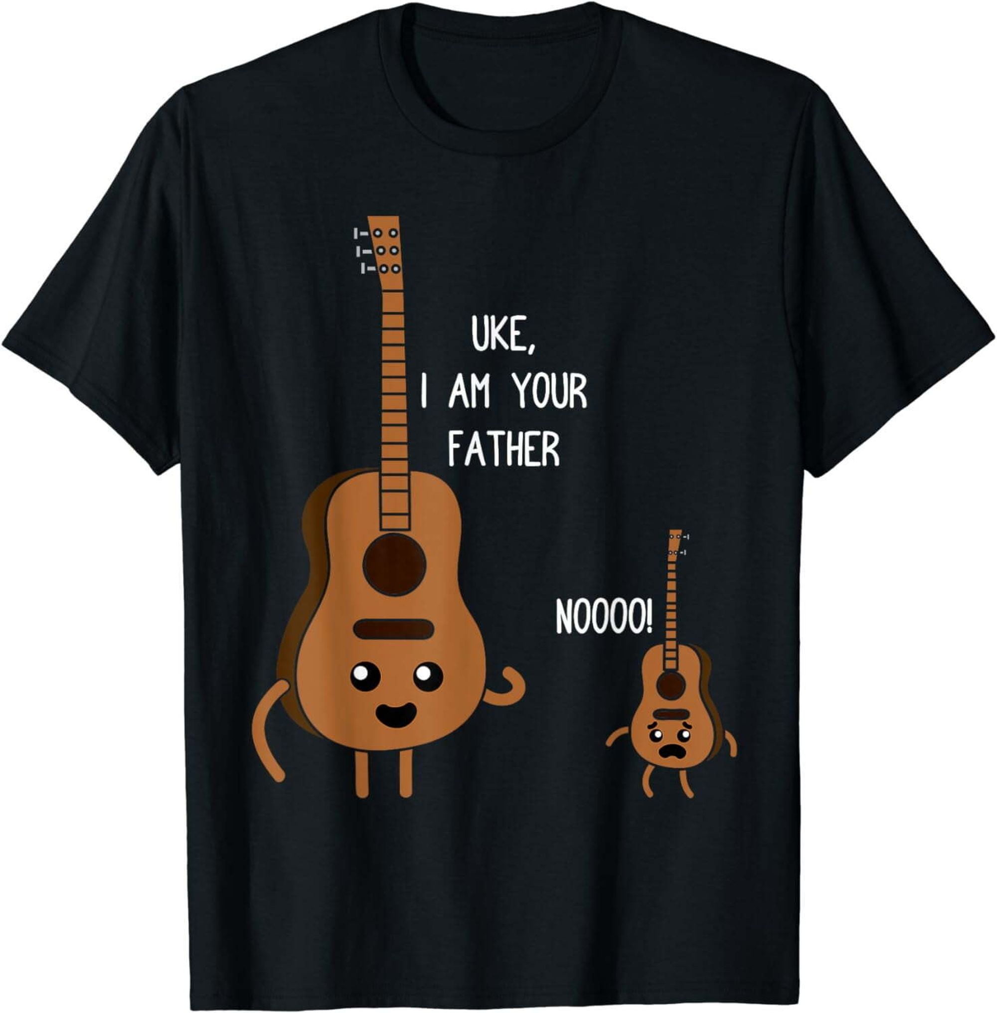 Strumming Smiles Matching Ukulele Tees for Dad and Kid Perfect