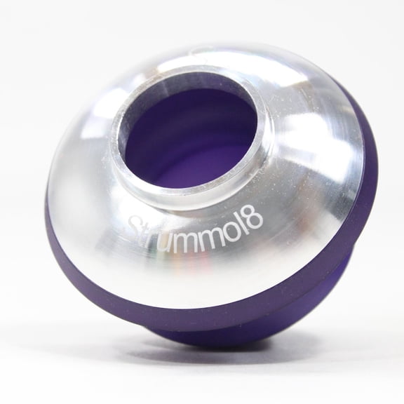 Strummol8 Dionisia Spin Top - POM with Aluminum Spinning Top (Purple)