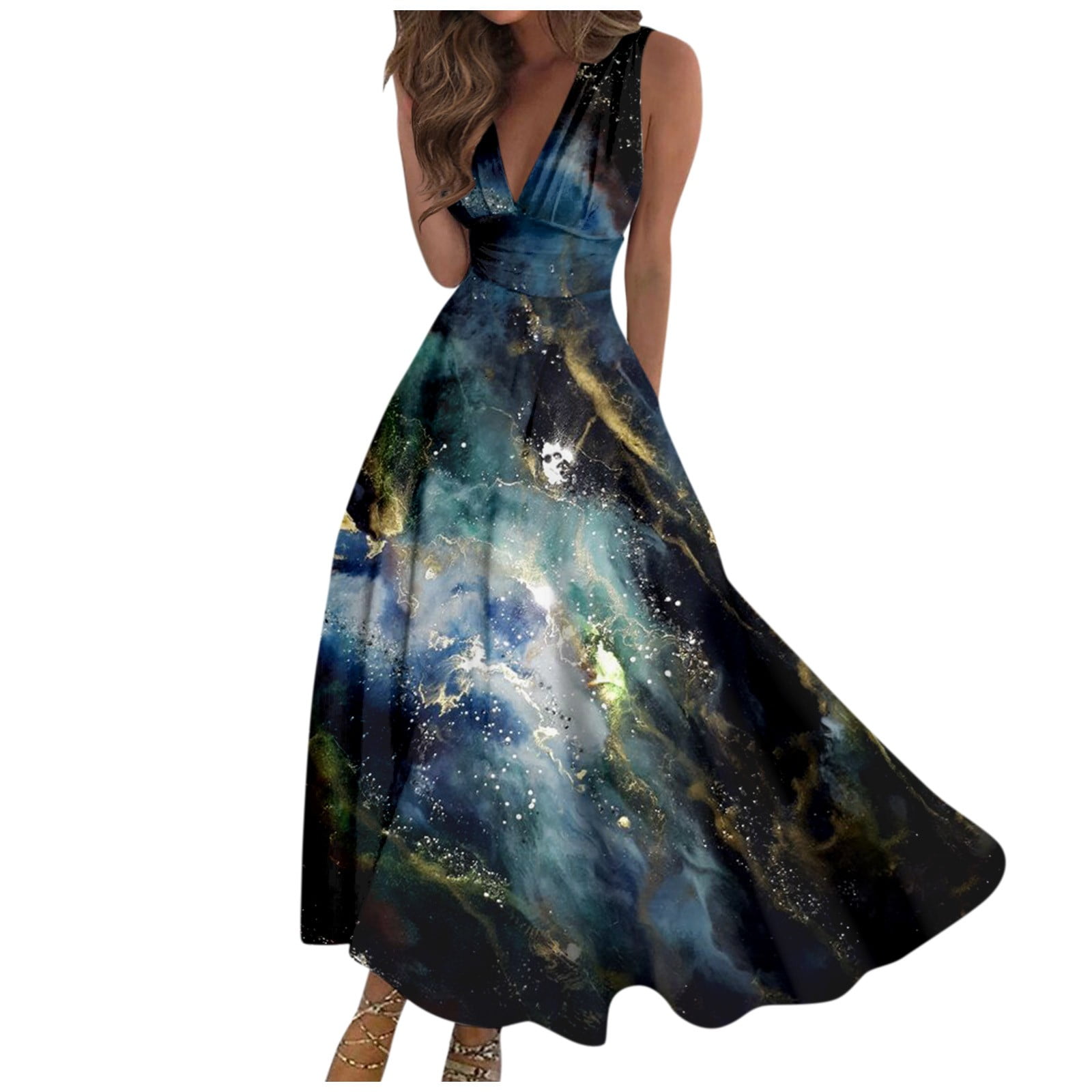 Strungten Women's Long Dress Maxi Dress Casual Dress Summer Casual