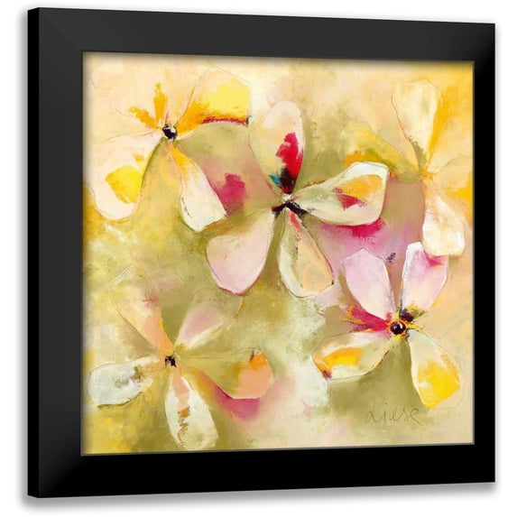 Strunk, Anne L. 15x15 Black Modern Framed Museum Art Print Titled - Springtime