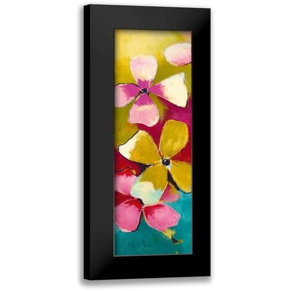 Strunk, Anne L. 9x18 Black Modern Framed Museum Art Print Titled - Melody I