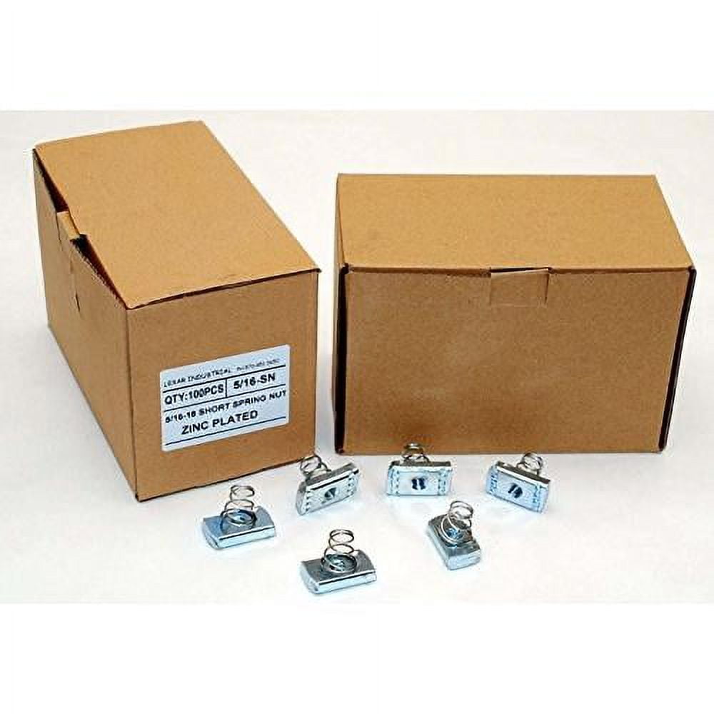 Strut Channel Nuts 5/1618 Short Spring Zinc Plated Unistrut Nut