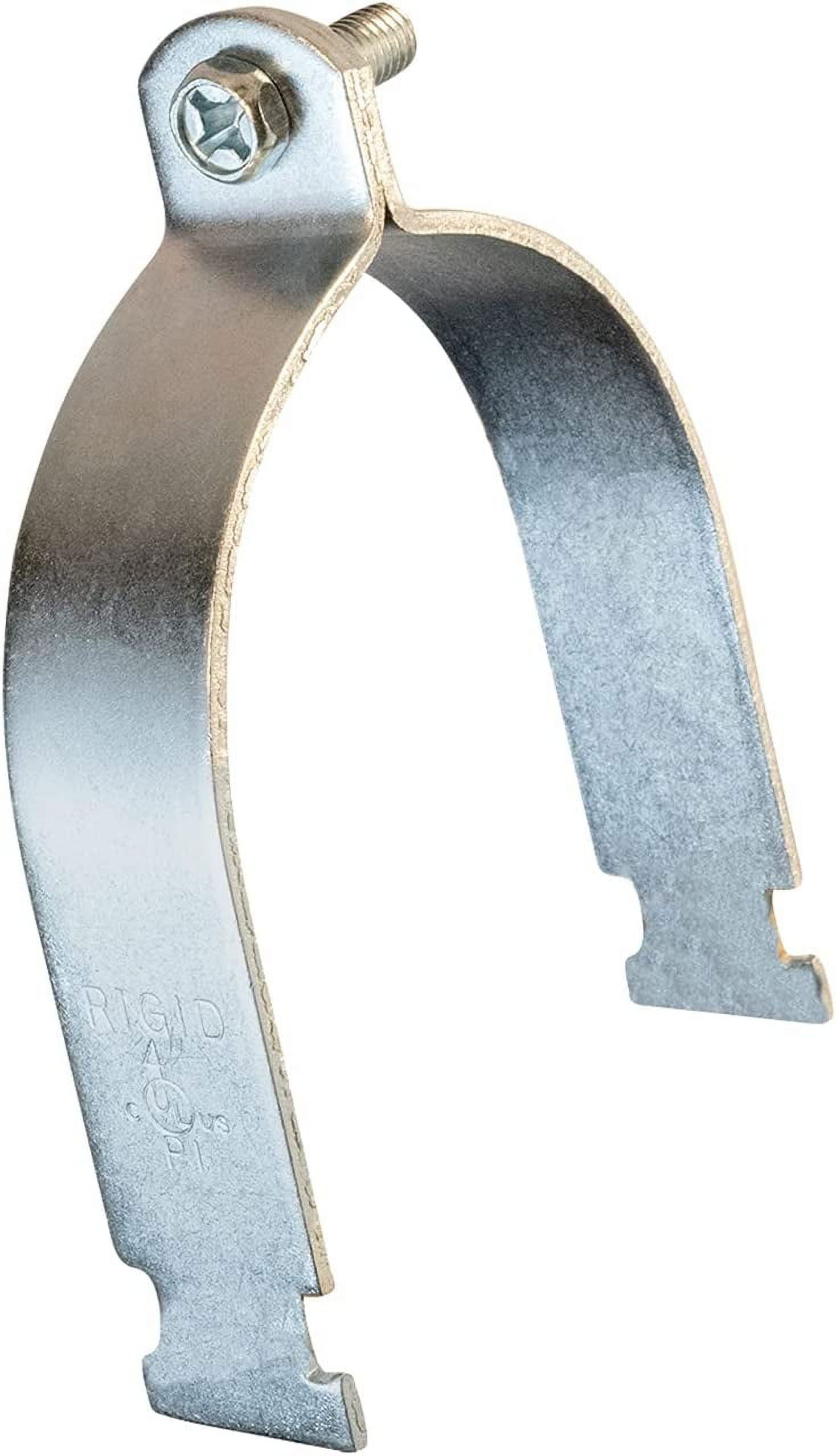 Strut Clamp Electro Galvanized Steel, For 2-1/2 In. Pipe, Chrome ...