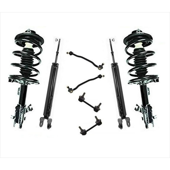 Strut Coil Spring Assembly Shocks Sway Bar Links New for 04-08 Nissan Maxima