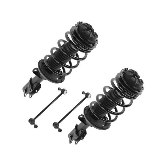 Strut Coil Spring Sway Bar Link Kit 4 Piece - Compatible with 2003 - 2007 Saturn Ion 2004 2005 2006