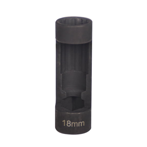 Strut Nut Socket 18mm with 12 Point 1/2" Drive, Suspension Strut Nut Socket Tool for Hex Wrench