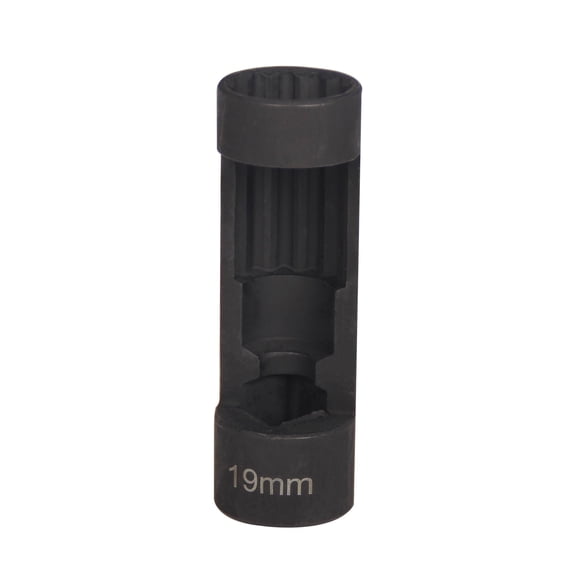 Strut Nut Socket 19mm with 12 Point 1/2" Drive, Suspension Strut Nut Socket Tool for Hex Wrench