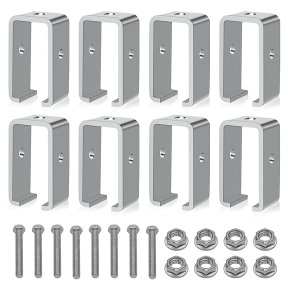 Strut Trolley Track Hanger Bracket 8 Pack For 1-5/8" Strut