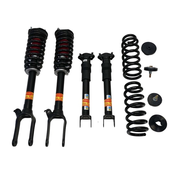 Strutmasters 4-Wheel Air Suspension Conversion Kit compatible with 2010-2013 Mercedes-Benz R350 BlueTEC 4MATIC (MR14G)