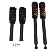 Strutmasters Air Suspension Conversion Kit compatible w/Mercedes-Benz S430 RWD 2000-2006 4 Wheel Air Or Hydraulic Suspension Conversion Kit MS14F