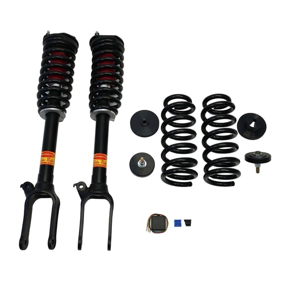 Strutmasters Air Suspension Conversion Kit compatible with Mercedes-Benz R350 BlueTEC 4MATIC 2010-2013 4-Wheel Conversion Kit with Suspension-Light Module (MR14FM)