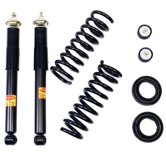 Strutmasters Air Suspension Conversion Kit compatible w/Mercedes Benz S420 RWD 1996-1999 Rear Hydraulic Suspension Conversion Kit (MW1RB)