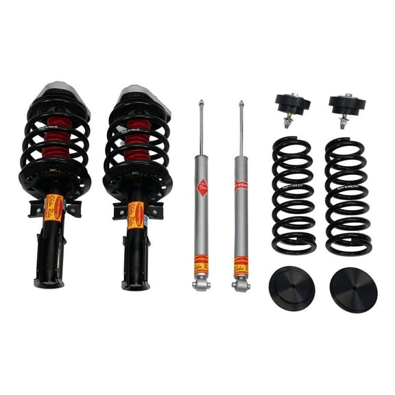 Strutmasters Air Suspension Conversion Kit compatible with Mercedes E550 4matic 2010-2016 (ME44F)