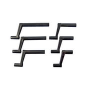 Strybuc 712C-BLK, 3-3/16'' Black Plastic Crank Handle with Screws
