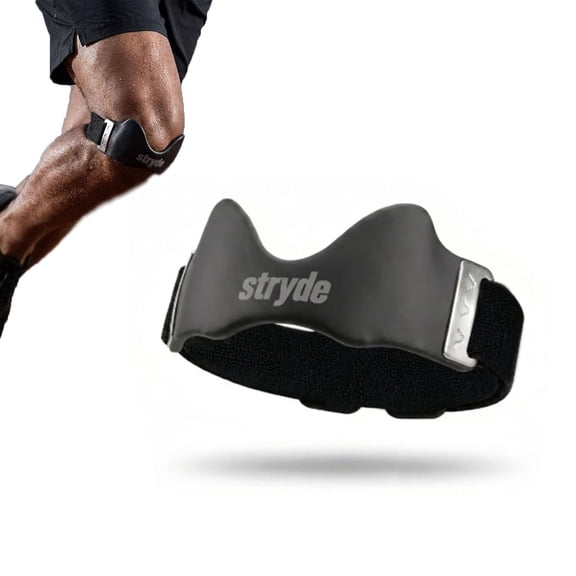 Stryde Knee Strap, Adjustable Patellar Tendon Support with Silicone Lock-Point Pad, Breathable Non-Slip Knee Brace for Running, Cycling and Fitness, One Size (1 Pack)