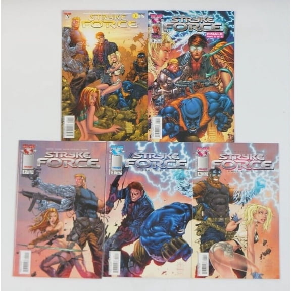 Stryke Force #1-5 VF/NM complete series Tyler Kirkham - Jay Faerber ; Image