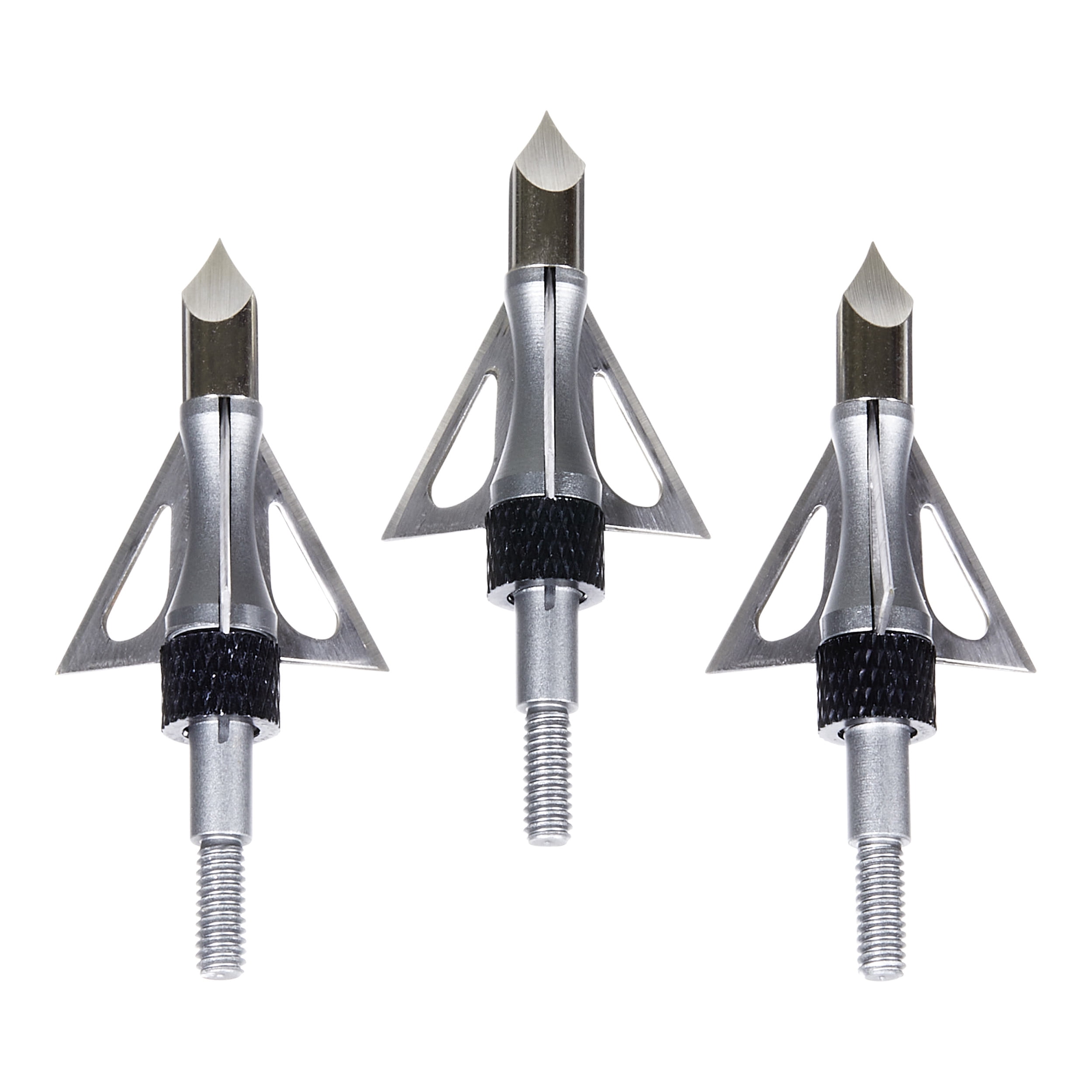 Stryke Impact Fixed Blade Broadhead, 100-Grain, 3-Pack, Aluminum and Steel, 14635, Silver