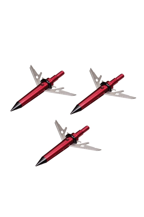 Therm-x Expandable 2-Blade Hunting Broadheads, 3-Pack, 100-Grains, Aluminum and Steel, 14677A