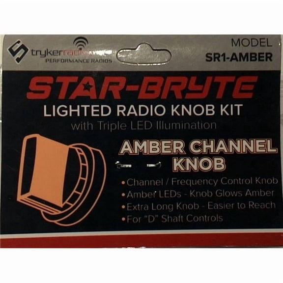 Stryker  Amber LED Lighted Channel Knob Kit