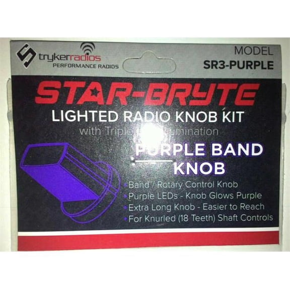 Stryker Lighted Band Knob Kit, Purple