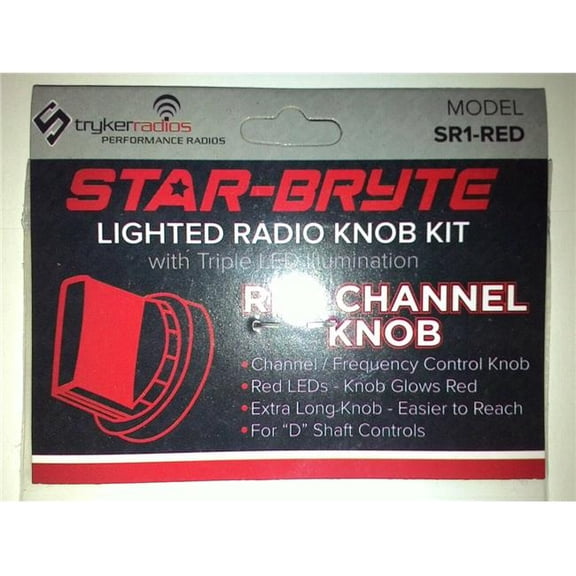 Stryker SR1RED Red LED Lighted Channel Knob Kit