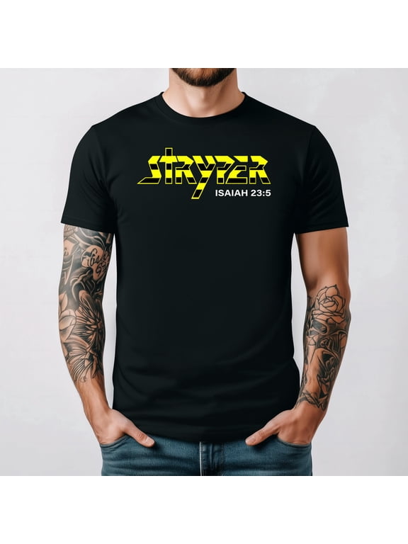 Stryper Christian Rock Metal Band To Hell With The Devil Tee up to 5XL