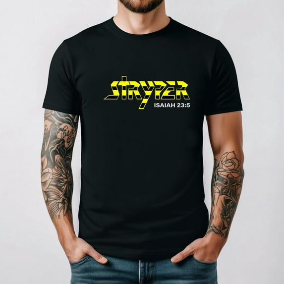 Stryper Christian Rock Metal Band Vintage Tour Music Retro Graphic Unisex T-Shirt, for men & women, up to size 5XL.