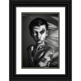 thumbnail image 1 of Strzelecka, Monika 23x32 Black Ornate Wood Framed with Double Matting Museum Art Print Titled - Portrait In Light And Shadows, 1 of 4