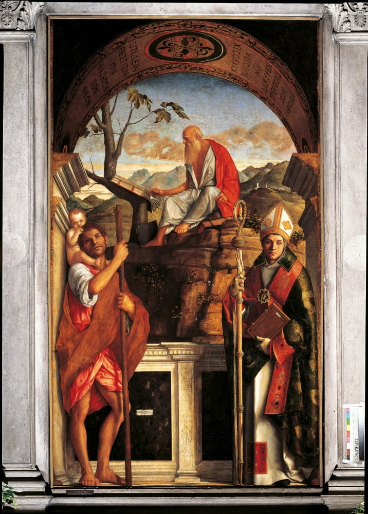 Sts Christopher Canvas Art - (18 x 24)