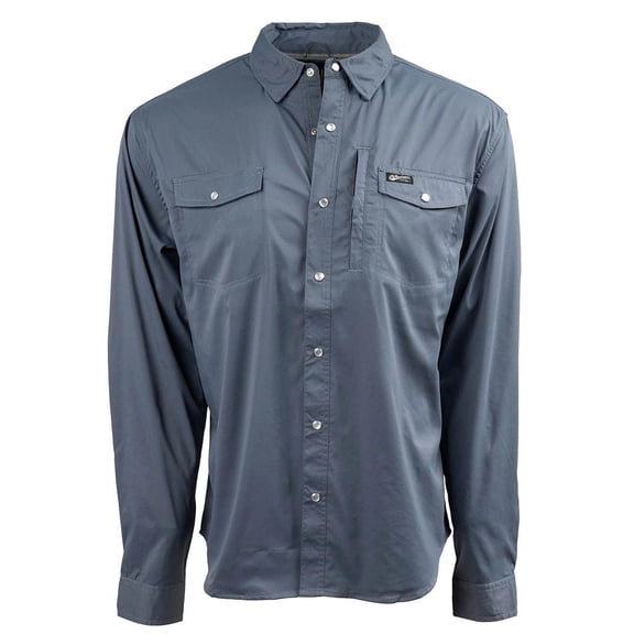 Sts Ranchwear STS Mens Slate Blue Fischer Performance Shirt Slate XL