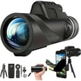 thumbnail image 1 of Stscope360 Monocular, Stethoscope 360 Monocular Set High Powered, STS Scope 360, Portable HD Night Vision Long Range with Phone Adapter & Tripod (Black, 80x100), 1 of 8