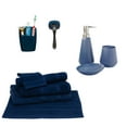 thumbnail image 1 of Sttelli 11-Piece Bathroom Accessory Set  - Navy, 1 of 8