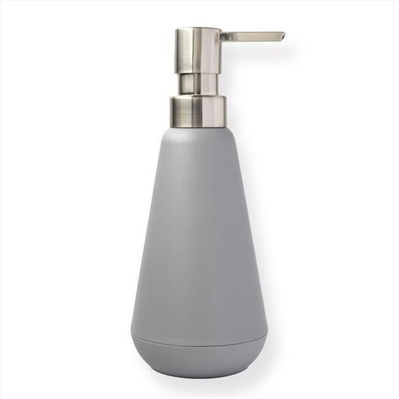 Sttelli 6063681 Belize Brushed Nickel Plastic Soap Pump, Gray