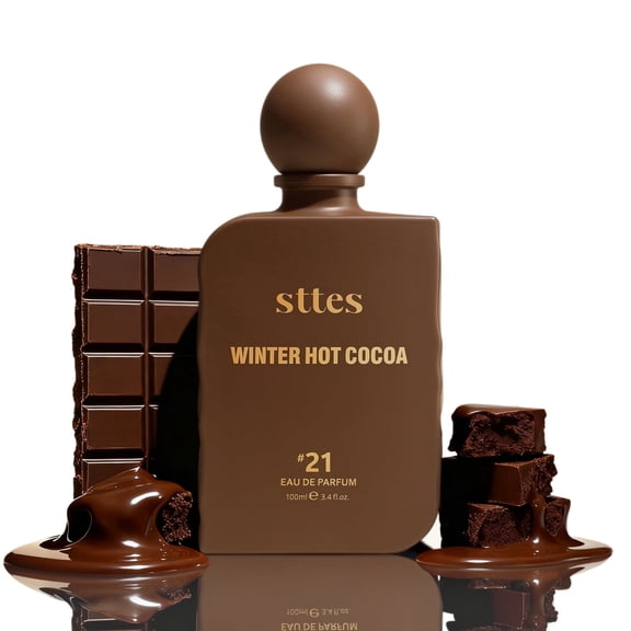 Sttes Perfume 21 for Women, Winter Hot Cocoa Eau de Parfum, Warm Cocoa, 100ml