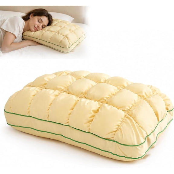 Sttlejura Pineapple Cloud Pillow, Marshmallow Puff Cushion for Bed, Sofa, Reading Nook and Relaxed Bedroom Decor
