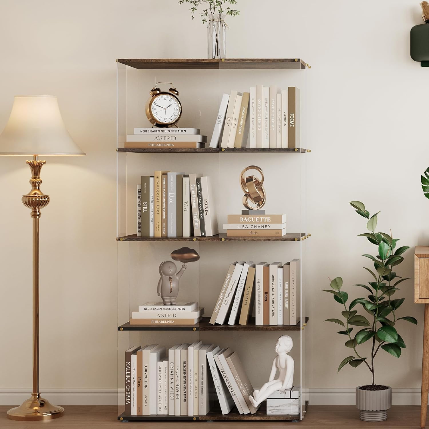 Sttoraboks 3 Tier Display Cabinet Bookshelf Display Case Curio Cabinet ...