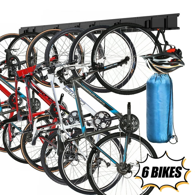 Sttoraboks Bike Storage Rack, Garage Bicycle Wall Mount Hanger with 8