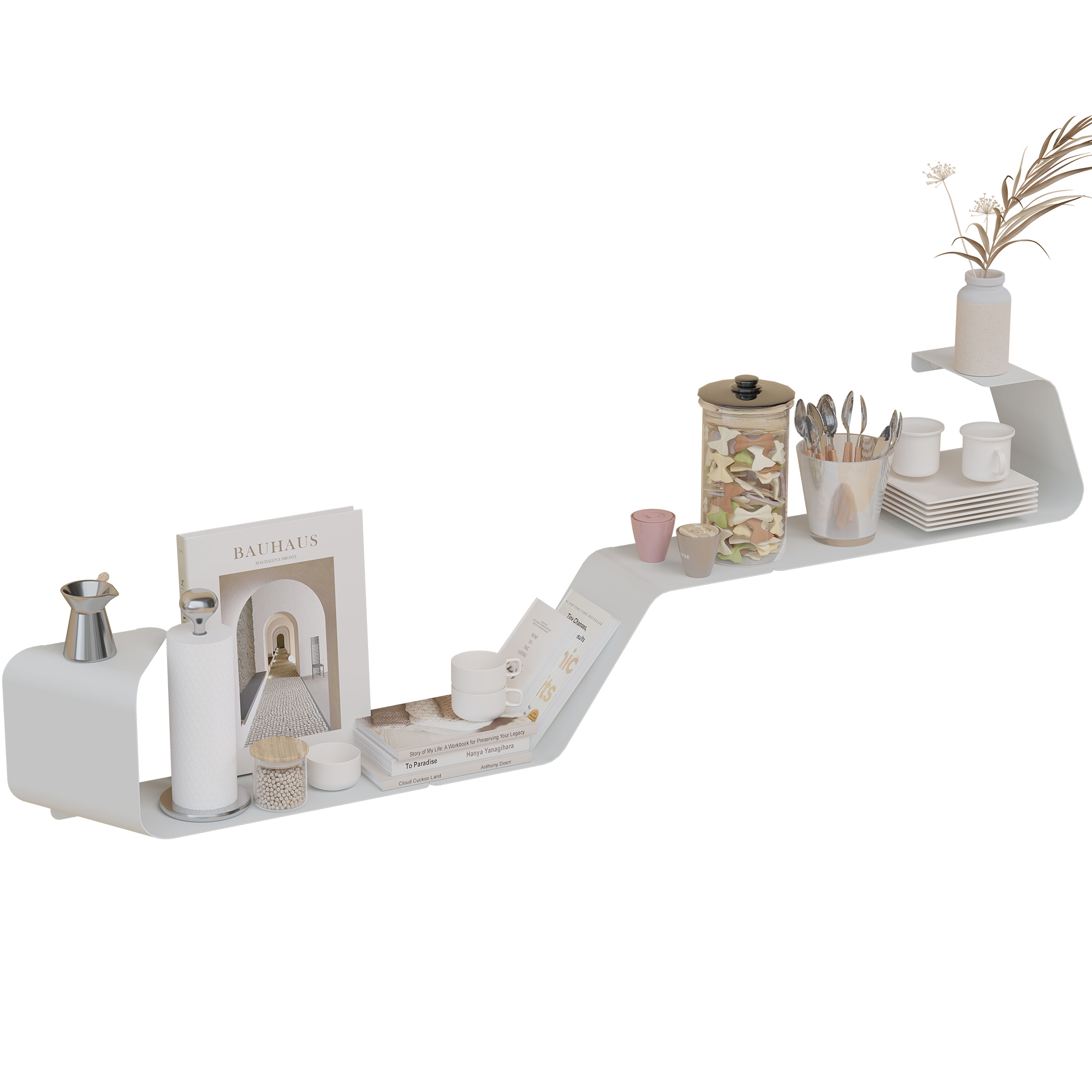 EECOO Floating Display Shelves,Shelf Display Floating Nesting Wall Decorative Mount Ledge