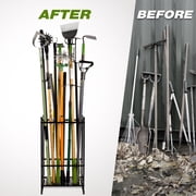 Sttoraboks Garden Tool Organizer, Yard Tool Tower Rack for Garage Organization and Storage