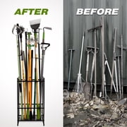 Sttoraboks Garden Tool Organizer, Yard Tool Tower Rack for Garage Organization and Storage