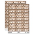 thumbnail image 1 of Stu-panda-ous Stupendous Work Panda Teacher Student School Sticker Set - Brown - Gloss Finish - 1.75" Medium, 1 of 7