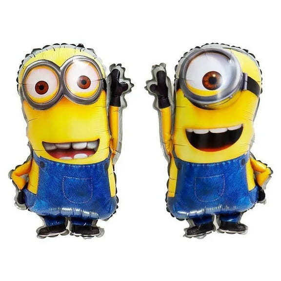 Minions Foil Balloons, 2 PCS Birthday Party Me Balloons Stuart Balloons