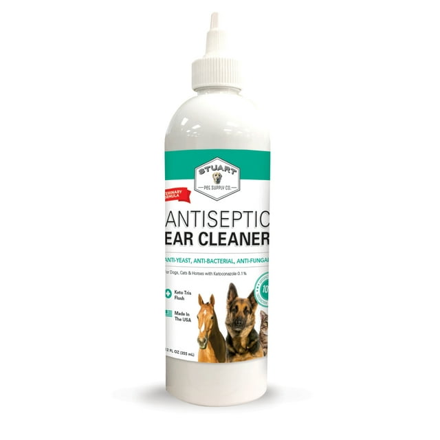 Stuart Pet Supply Antiseptic Dog Ear Infection Treatment Veterinary