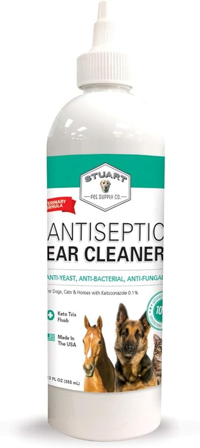 Stuart Pet Supply Co. Antiseptic Cat & Dog Ear Infection Treatment ...