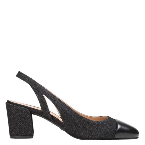 Stuart Weitzman 50 Sleek Slingback Pumps, Brand Size 38 ( US Size 7.5 )