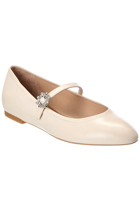 Aura Leather Mary Jane, 7, White