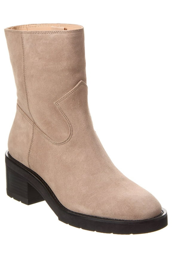 Boulevard Suede Bootie, 7, Brown